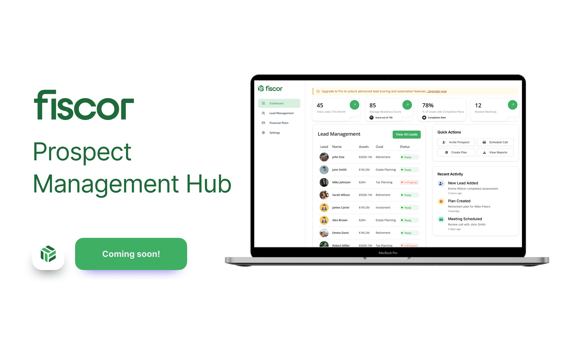 Fiscor Admin Dashboard